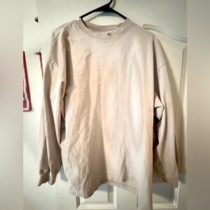 H&M Light Tan Long Sleeve Top